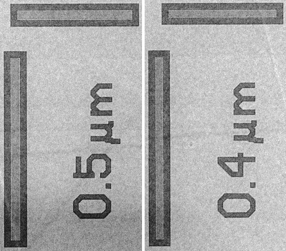 X-RAY IMAGES OF JIMA RESOLUTION CHART